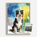 The Colourfully Painted Pet Portrait