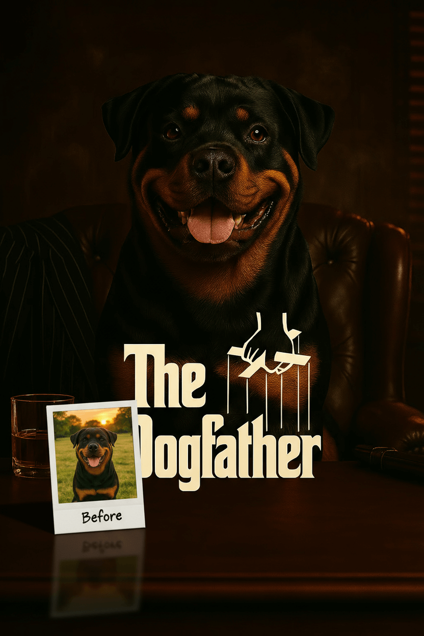 The 'Bark to the Future' Pawtrait