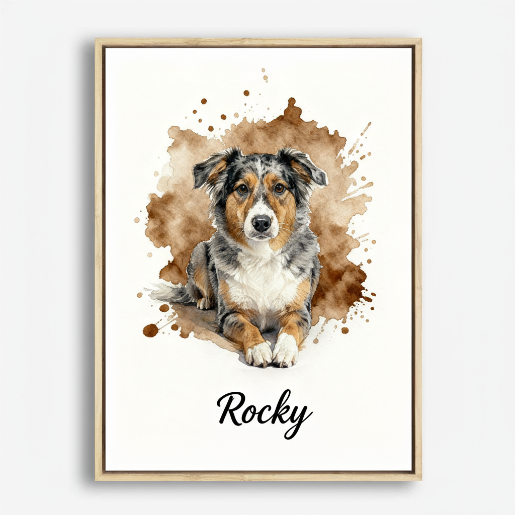 The Water Colour Pet Portrait