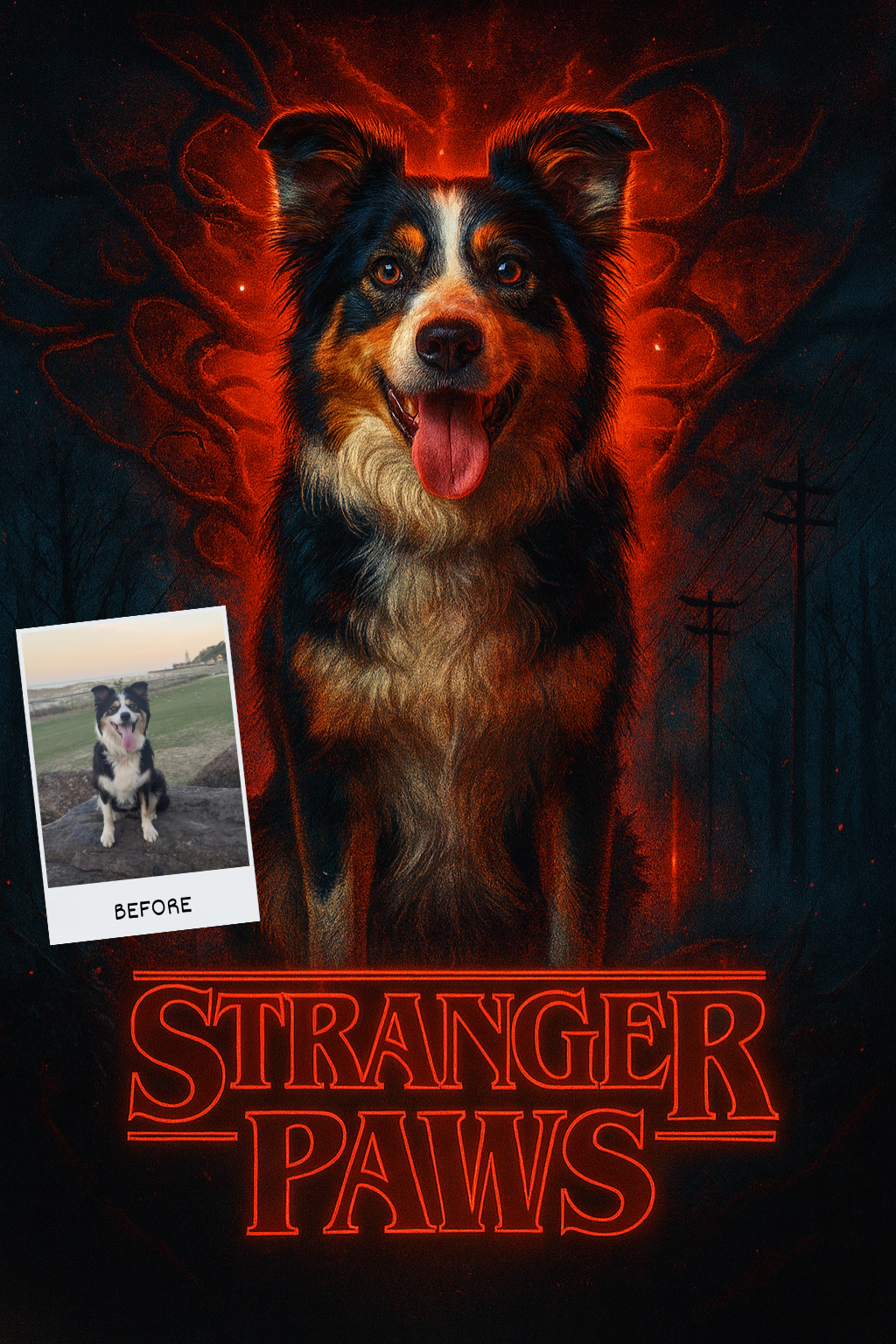 The 'Stranger Paws' Cinematic Portrait