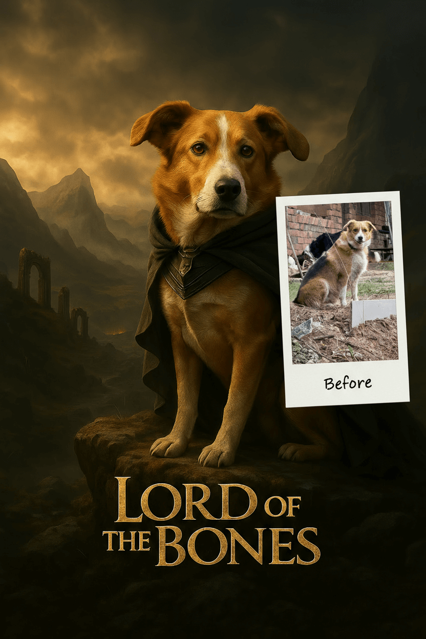 The 'Bark to the Future' Pawtrait